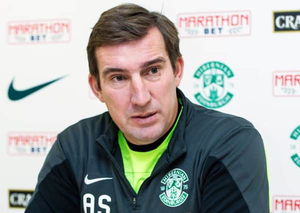 Alan Stubbs believes the Premiership would be much better with Hibs and Rangers both in it.  Picture: SNS