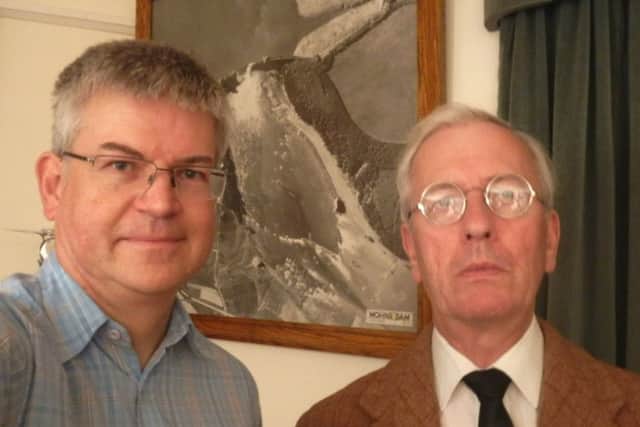 Dr Iain Murray of the University of Dundee will star in the Channel 4 documentary "Building Hitler's Supergun" alongside the actor David Tabor, playing Sir Barnes Wallace. Photo: University of Dundee
