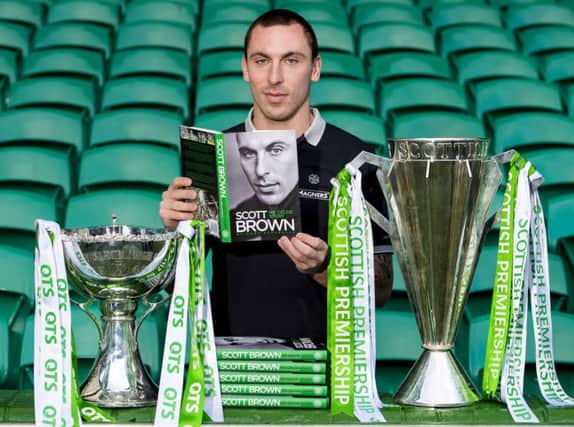 Celtic captain Scott Brown launches his new book "Scott Brown: My Celtic Story". Picture: Bill Murray/SNS