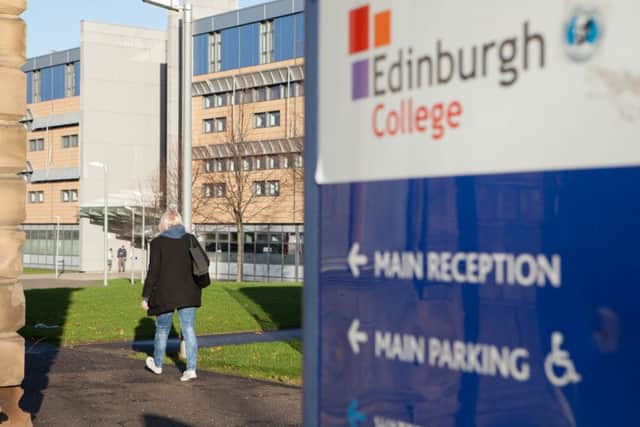 Edinburgh College was formed in October 2012. Picture: Toby Williams