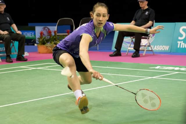 Kirsty Gilmour won her first-round match against compatriot Julie McPherson and now faces Natalia Koch Rohde of Denmark. Picture: Lorraine Hill