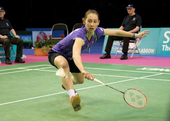 Kirsty Gilmour won her first-round match against compatriot Julie McPherson and now faces Natalia Koch Rohde of Denmark. Picture: Lorraine Hill