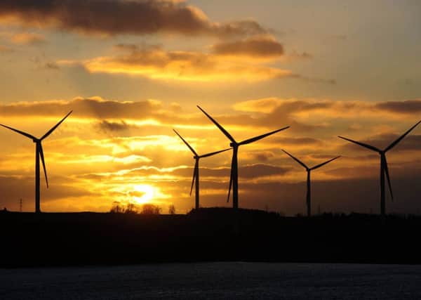 Wind farms featured in the awards ceremony. Picture: Ian Rutherford