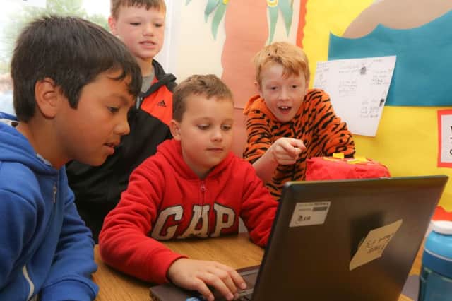 Queensferry Echline Primary children. Research has found that children find it difficult to determine impartiality online.