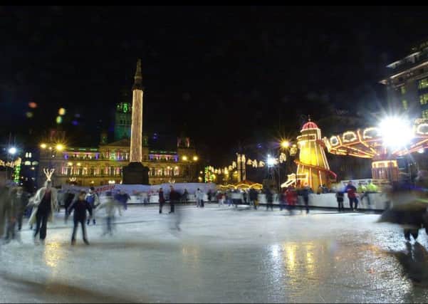 Picture  Christopher Furlong                                         
George Square at Christmas.
Furlong