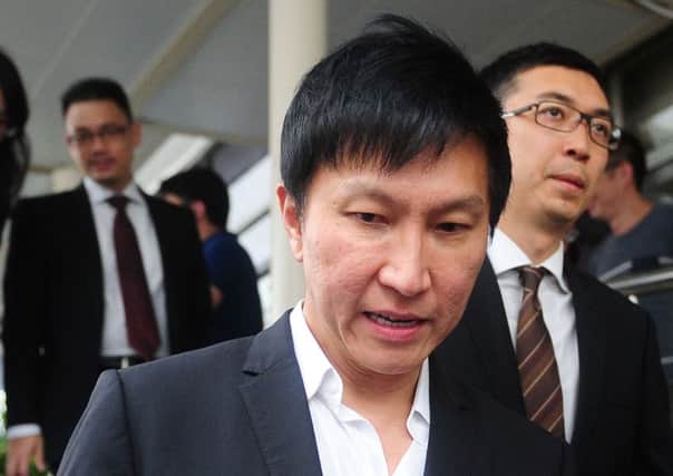 Kong Hee at court. He claimed his wifes singing would boost the congregation. Picture: Getty