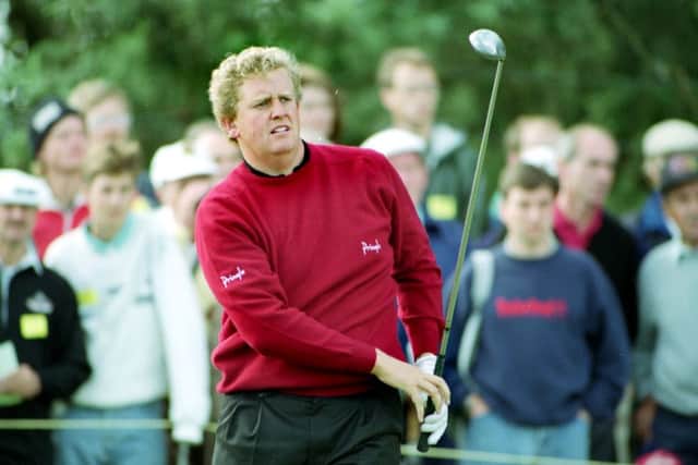 Colin Montgomerie in a Pringle sweater in 1992. Picture: Ian Rutherford