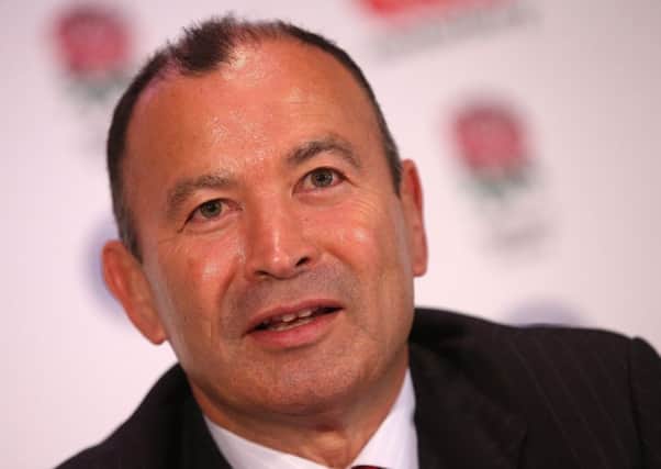 Australian Eddie Jones faces the media at Twickenham yesterday after being unveiled as the first foreign England head coach. Picture: Getty