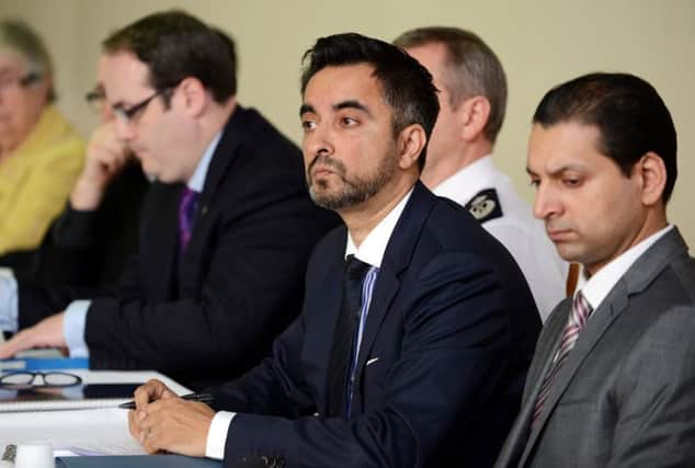 Aamer Anwar and delegates at yesterdays conference. Picture: Hemedia