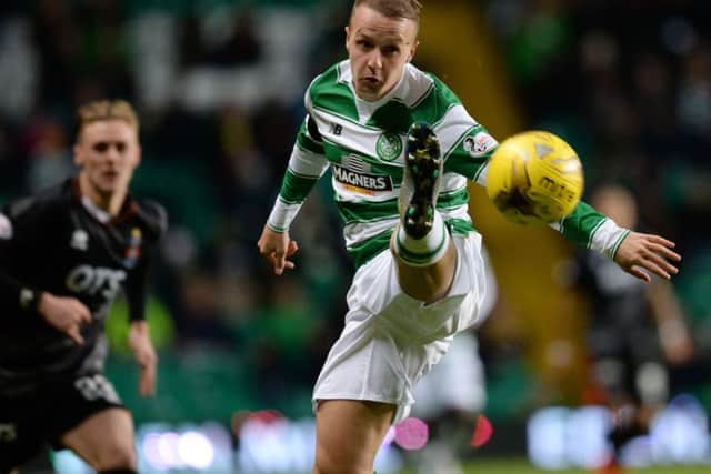 Leigh Griffiths was frustrated by a resilient Kilmarnock defence. Picture: SNS