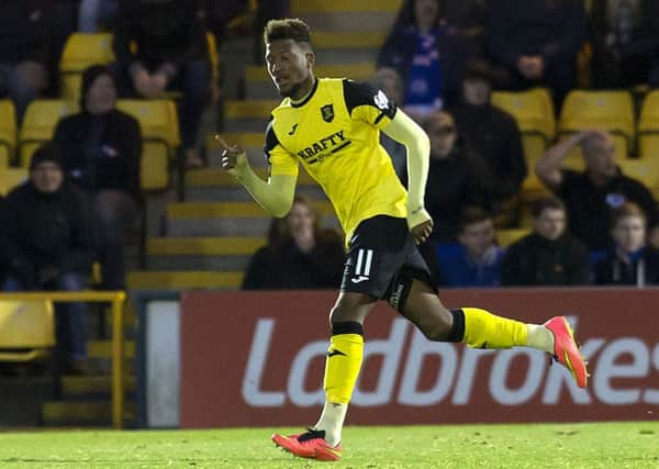 Myles Hippolyte equalised for Livingston as they held Rangers to a draw. Picture: PA