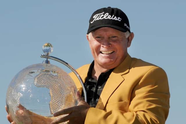 Peter Senior: Final-round 68 secured a two-stroke success. Picture: AFP