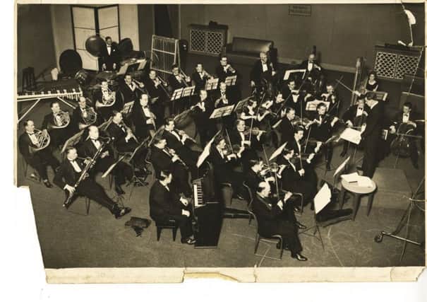 Ian Whyte and the SSO Orchestra in 1936
