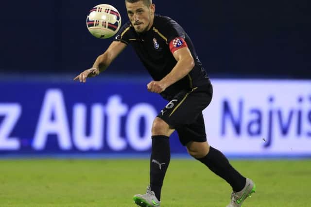 Dinamo Zagrebs Arijan Ademi was banned for four years for failing a drugs test after the Croats win over Arsenal in September. Picture: Getty
