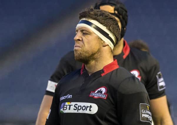 Alasdair Dickinson has reached the 100-appearance mark for Edinburgh in two spells at the club. Picture: SNS