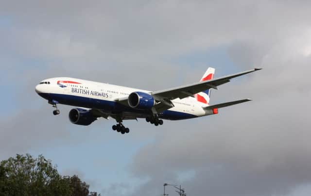 A British Airways flight landing at Heathrow Airport. Picture: Wiki Commons