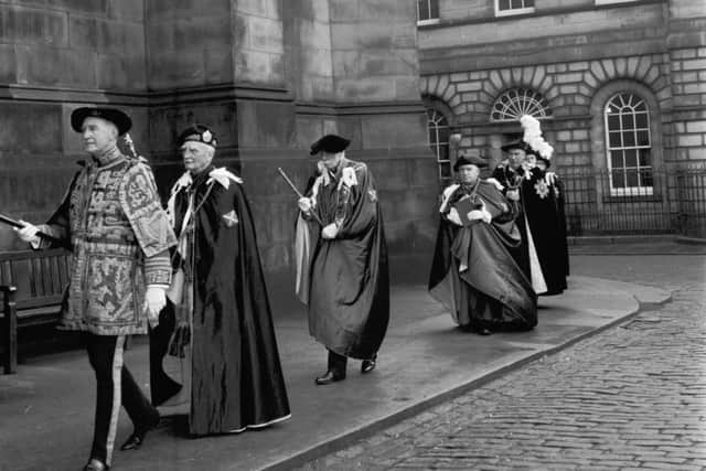 St. Andrew's Day procession at St Giles' cathedral in Edinburgh