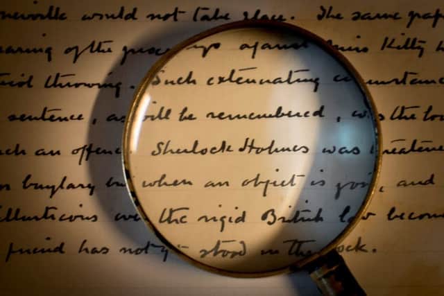 Sherlock Holmes in Scottish writer Arthur Conan Doyle's most famous creation