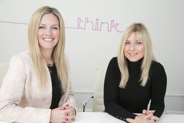Think chief executive Annabel Sall, left, with the firms new managing director, Rachel Creegan