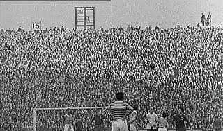 A crowd of 92,000 crammed into Ibrox for the visit of Dynamo