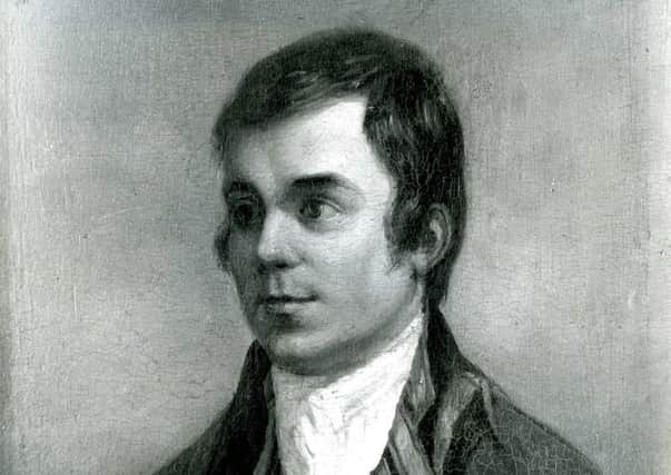 Portrait of Robert Burns