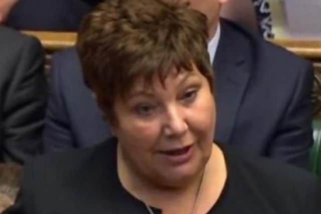 St Helens South MP Marie Rimmer pictured in the House of Commons. Picture: Contributed