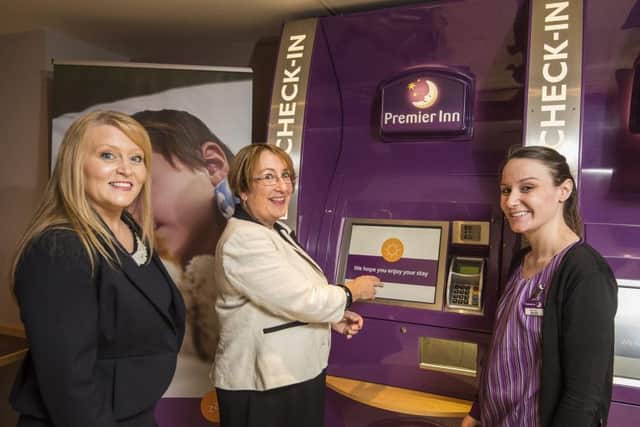 Minister for Youth and Women's Employment, Annabelle Ewing at Premier Inn, Edinburgh. Picture: Phil Wilkinson