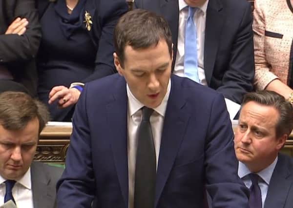 Chancellor of the Exchequer George Osborne as he delivers his Autumn Statement and Spending Review. Picture: AFP/Getty Images