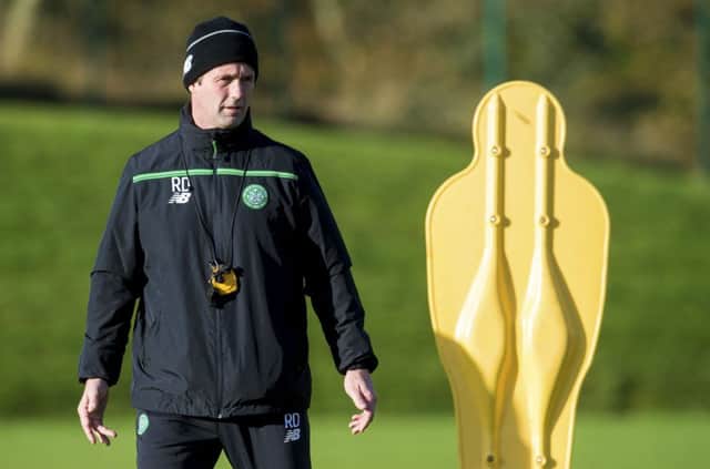 Celtic manager Ronny Deila at training ahead of his side's clash with Ajax. Picture: SNS