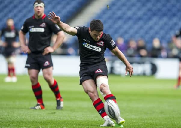 Sam Hidalgo-Clyne, who sat out the win over Agen in France, returns for Edinburgh. Picture: Ian Rutherford