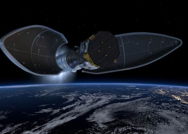 The LISA pathfinder spacecraft. Picture: European Space Agency and ATG medialab
