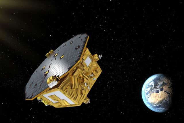 An artist impression of of the LISA Pathfinder