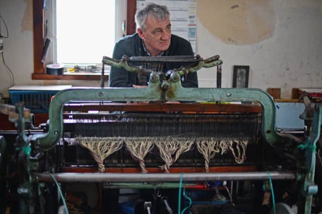 Harris tweed weaver Donald John Mackay. Picture: Getty