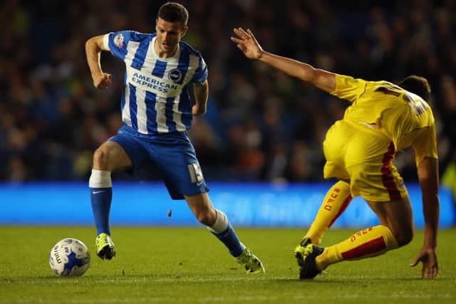 Jamie Murphy, left, may be heading for the Premiership with Brighton after finally breaking through at Sheffield United. Picture: Getty Images