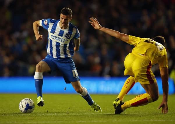 Jamie Murphy, left, may be heading for the Premiership with Brighton after finally breaking through at Sheffield United. Picture: Getty Images