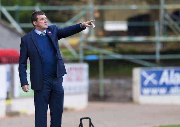 Tommy Wright believes Saints can challenge for second place. Picture: SNS Group