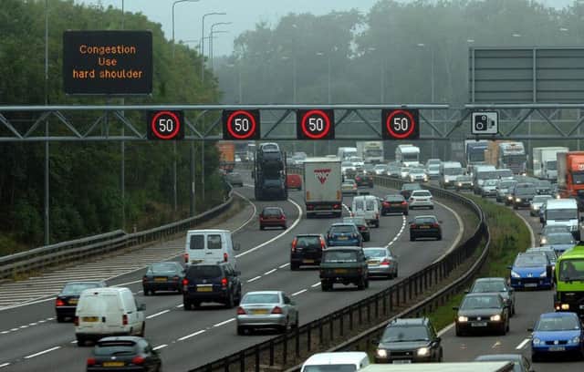 Could double decker motorways could solve congestion problems? Picture: PA