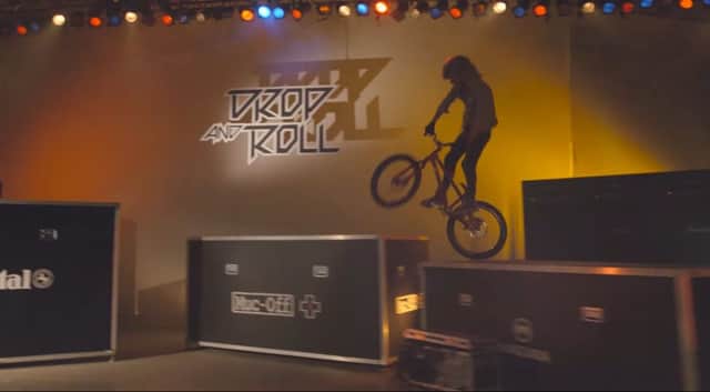 A still from This Is Drop and Roll, a new stunt video featuring Danny MacAskill