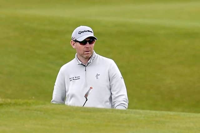 Stephen Gallacher believes reducing the permitted time to search for a golf ball would speed up the sport. Picture: Michael Gillen