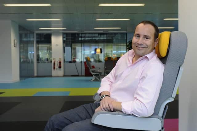 Skyscanner chief executive Gareth Williams at the travel search engine's Edinburgh head office