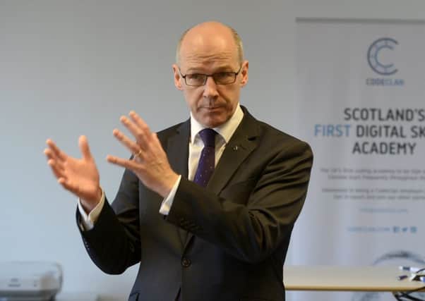 John Swinney needs to contend with uncertainty within the economy along with the pressure of achieving increased spending. Picture: Julie Bull