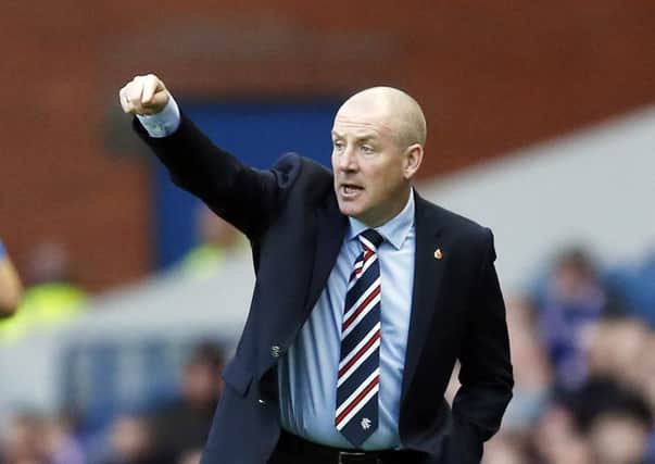 Rangers' manager Mark Warburton will be delighted with his team's performance. Picture: PA