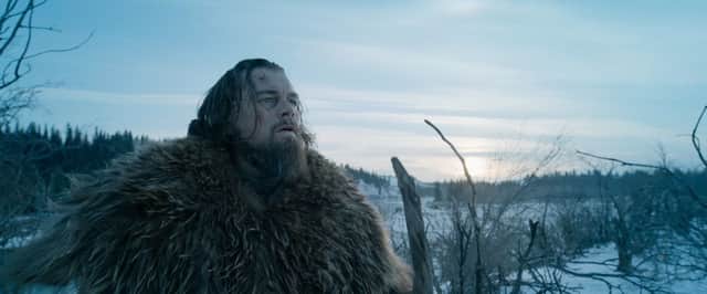 Leonardo DiCaprio as Hugh Glass, in a scene from the film, "The Revenant," . Picture: AP