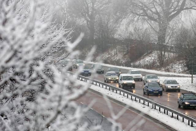 Snow has caused problems across the country. Picture: Dan Phillips