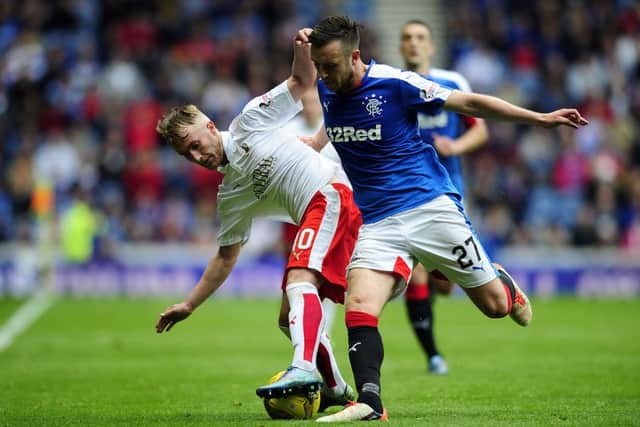 Danny Wilson in action for Rangers. Picture: Michael Gillen