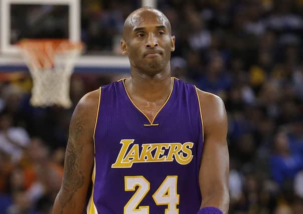 Kobe Bryant, pictured during LA Lakers' 111-77 loss to the Golden State Warriors on November 24. Picture: AP