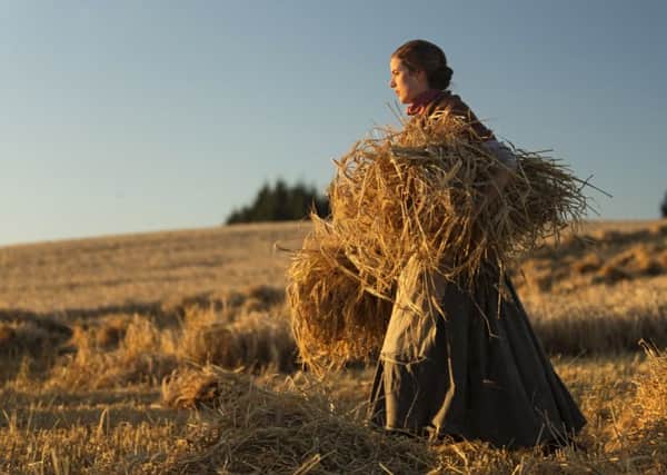 Agyness Deyn as Chris Guthrie in a scene from Terence Davies film Sunset Song which hits the cinema screens on Friday. Picture: Contributed