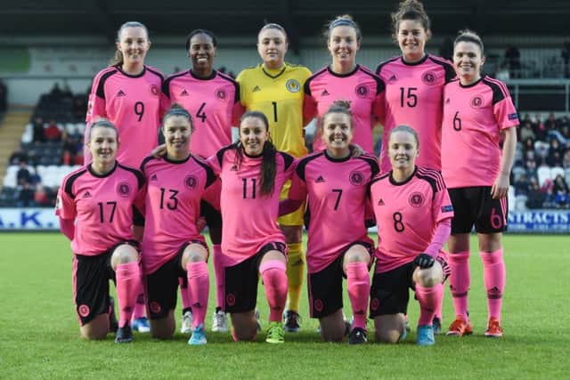 Scotland Women now top their group. Picture: SNS