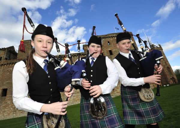 Tartan and bagpipes are inextricably linked to celebrations of Scottish culture. Photo: Alan Murray