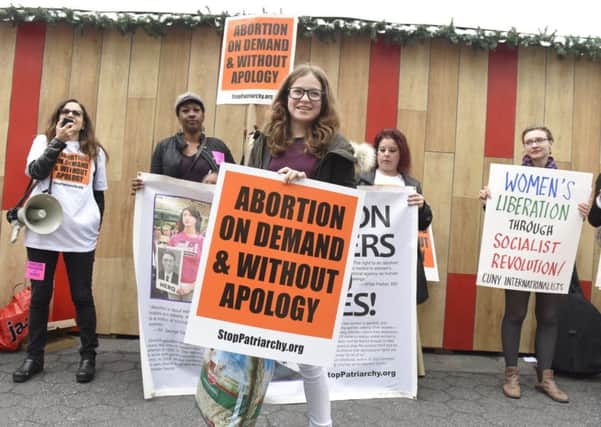 Abortion is a hot issue on both sides of the Atlantic, especially after a recent attack on a US clinic. Picture: Demotix